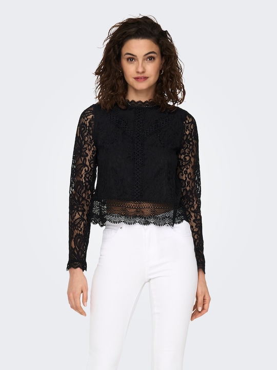 Produktbild Only Spitzen Oberteil mit langen Ärmeln (XL)
