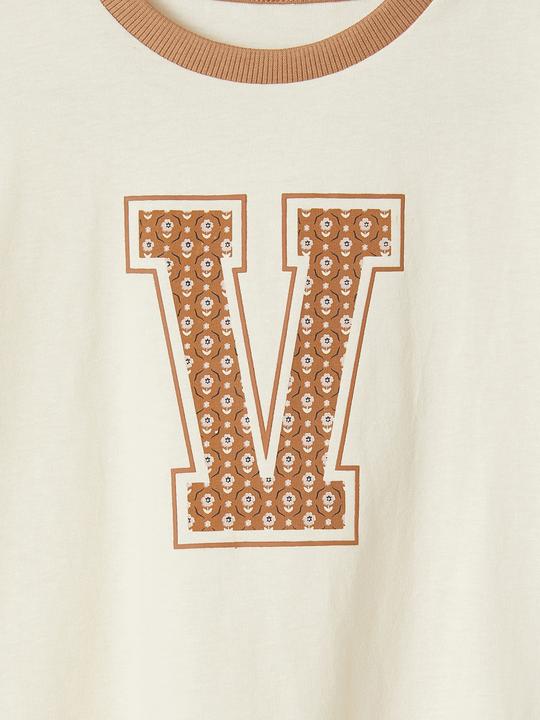 Actual product image Vertbaudet Mädchen Shirt mit Blumen-Schriftzug (86)