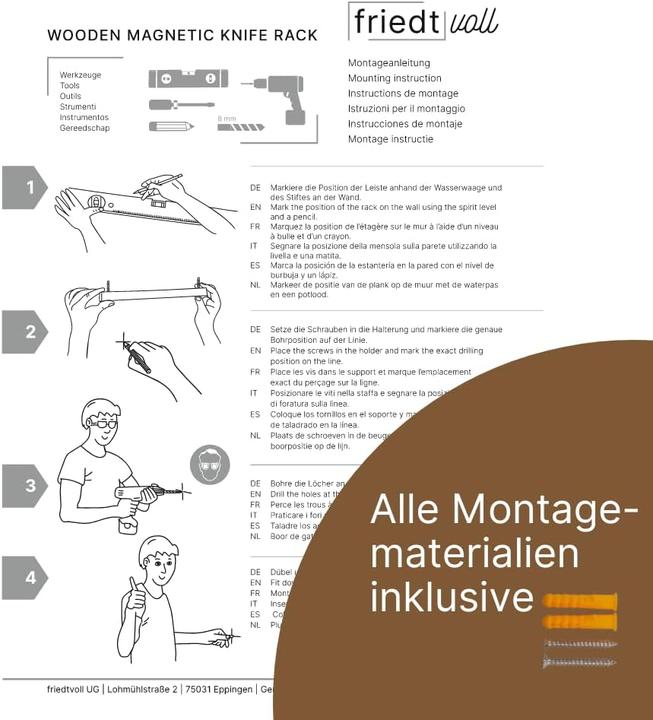 Actual product image Friedtvoll Magnetleiste