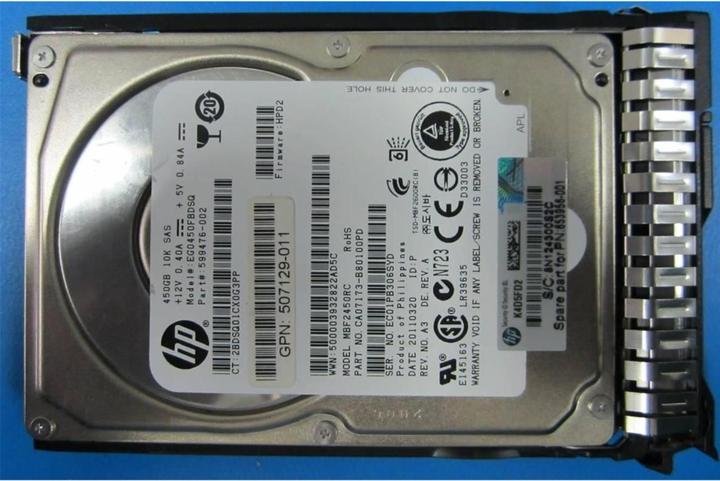 HP 450Gb 6G SAS 10K 2.5" SC (99000639) (0.45 TB, 2.5")