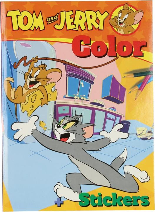 Image du produit Warner Bros Color Livre à colorier Tom & Jerry avec autocollants