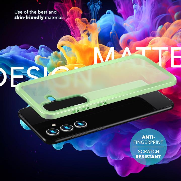 Actual product image Nalia Semi-transparent hybrid cover with protective frame (Samsung Galaxy S24)