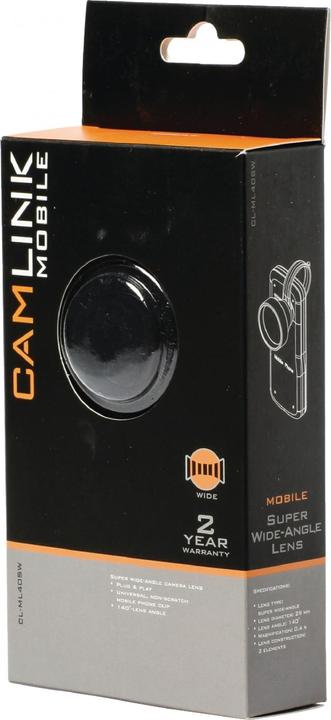 Actual product image Camlink CL-ML40SW Super wide-angle lens for mobile phones, 140 degrees
