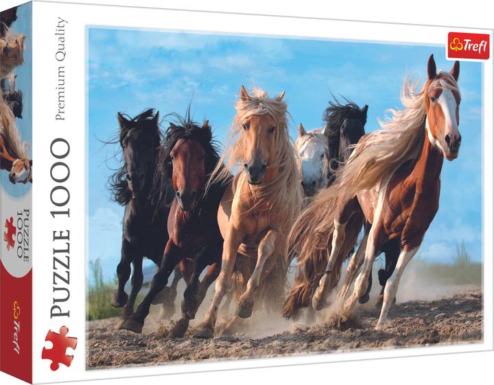 Actual product image Trefl Puzzle The Galloping Horses 1000 pieces (1000 pieces)