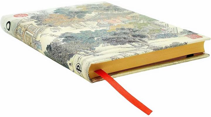 Image du produit Paperblanks Carnets à couverture rigide - L’Âge d’Or de la Prospérité - Midi - Ligné (18 x 12 cm, À rayures, Couverture rigide)