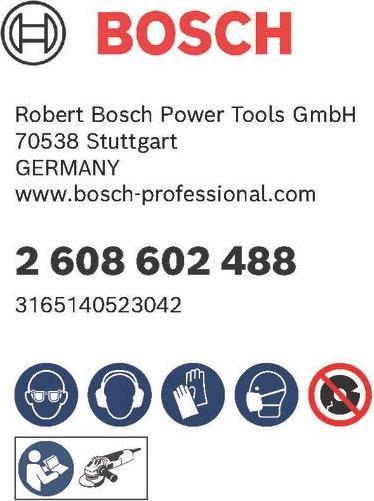 Produktbild Bosch Professional Zubehör PRO Stainless Steel Schruppscheibe, 125 x 6 x 22,23 mm