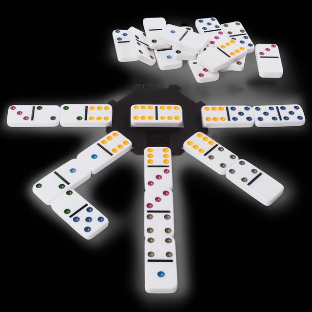 Thumbnail - Spin Master 6037243 EG classici Domino da viaggio, in confezione metallo (Deutsch)