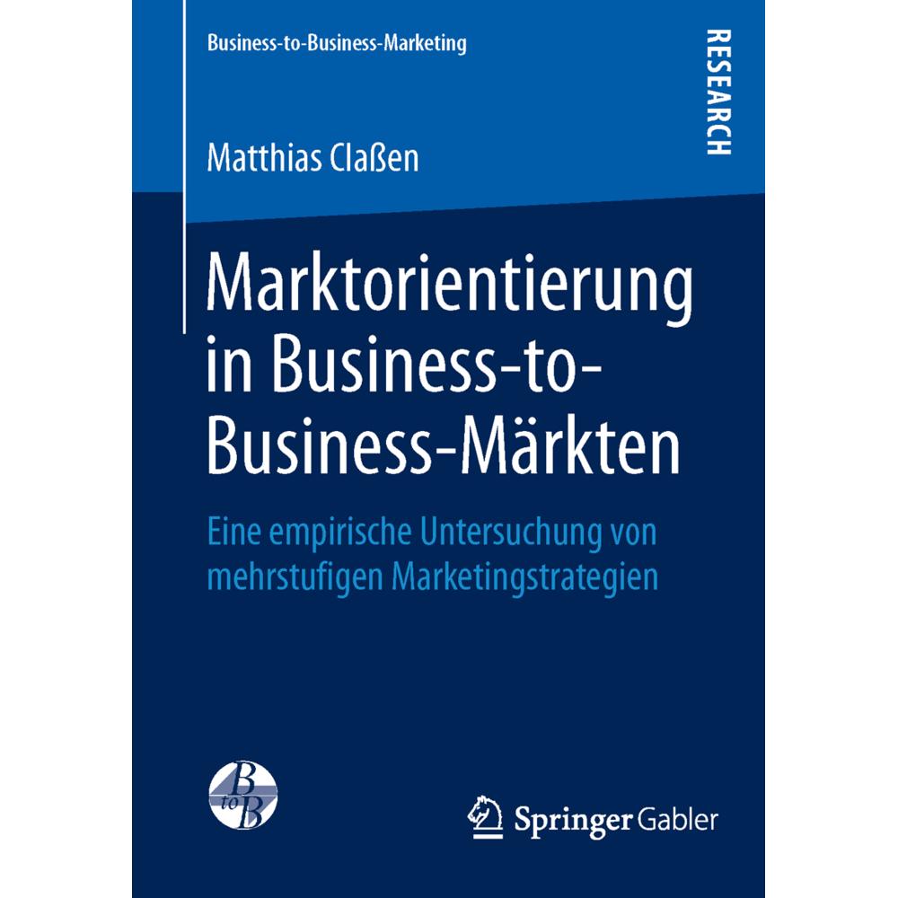Marktorientierung in Business-to-Business-Märkten, Fachbücher