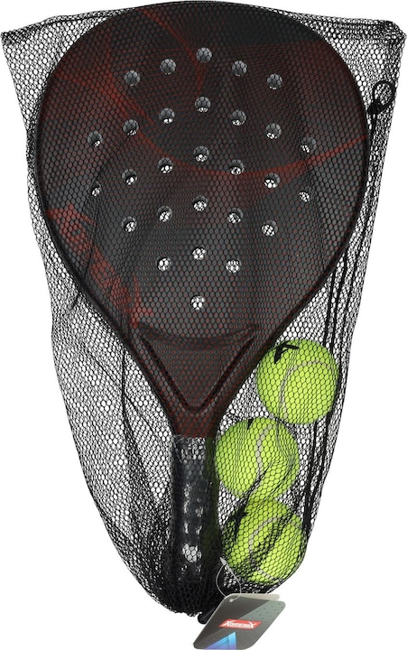 Image du produit Adrenix Set de raquettes de padel avec 3 balles, 4 pcs.
