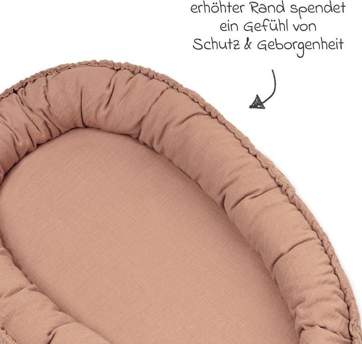 Produktbild Julius Zöllner Babynest Nido Musselin Dune