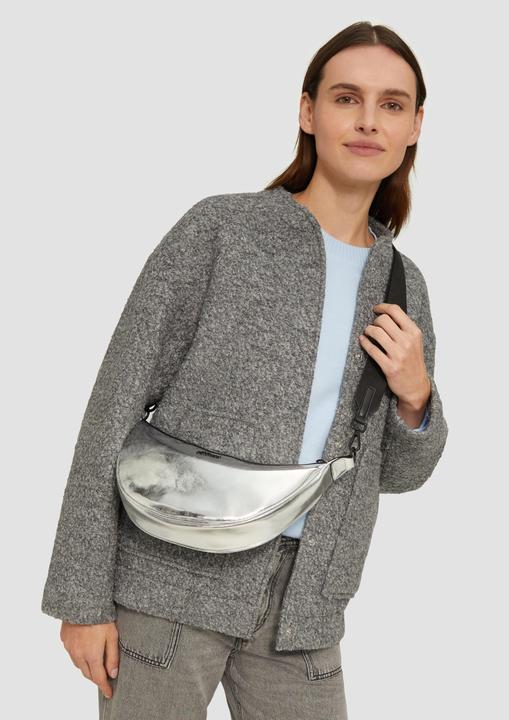 Actual product image S.Oliver Tasche Schultertasche in Metallic-Optik