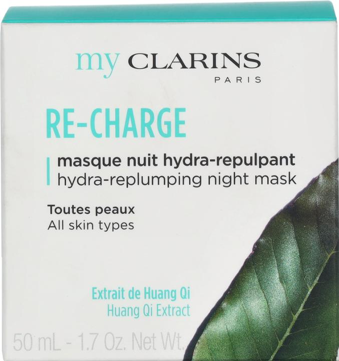 Actual product image Clarins Re-Charge Hydra-Replumping Night Mask (50 ml)