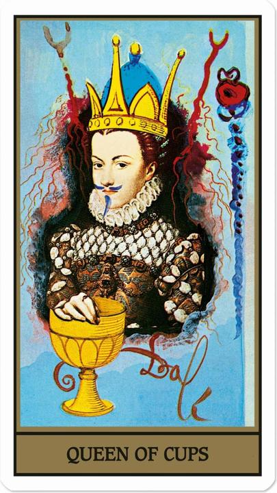 Actual product image Dalí. Tarot (English, French, German, John Fiebig, 2019)