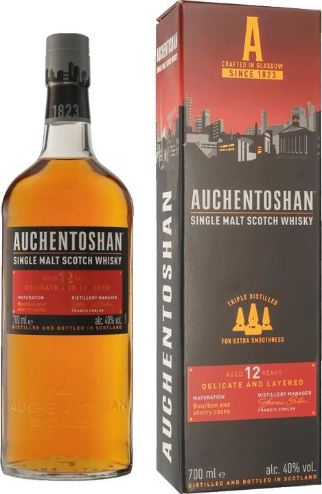 Image du produit Auchentoshan 12 ans (Single Malt, Scotch Whisky, 1 x 70 cl)