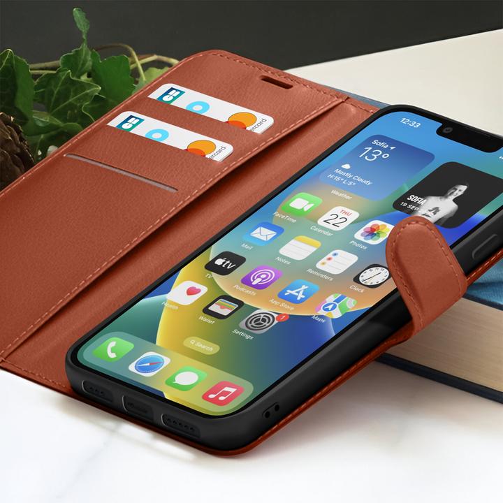 Produktbild Zanaé Klappetui iPhone 14, mit Ständer (Apple iPhone 14)