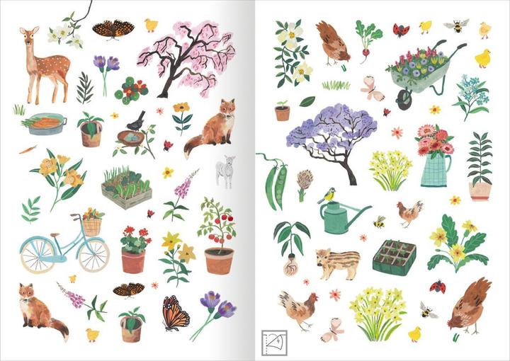 Actual product image Sticker love - Nature (300 Sticker)
