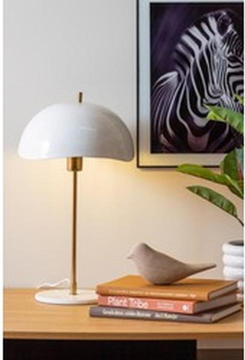 Produktbild Leitmotiv - Tafellamp Waved Dome - Wit (E27)