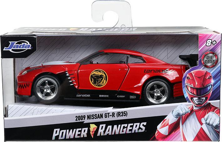 Actual product image Jada Power Rangers 2009 Nissan GT-R R35 1:32