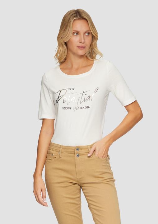 Produktbild S.Oliver T-Shirt T-Shirt mit Frontprint im Slim Fit (36)