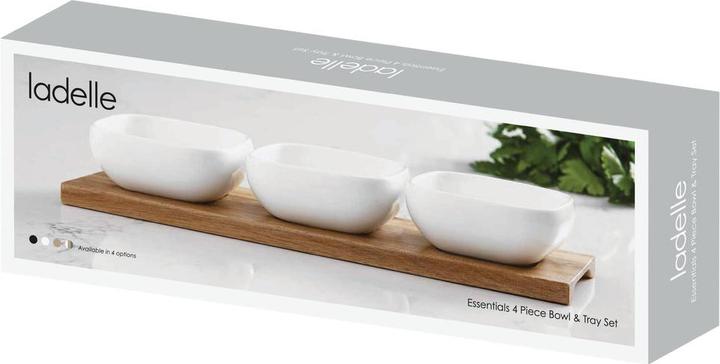 Actual product image Ladelle Essentials 4-piece bowl set - white