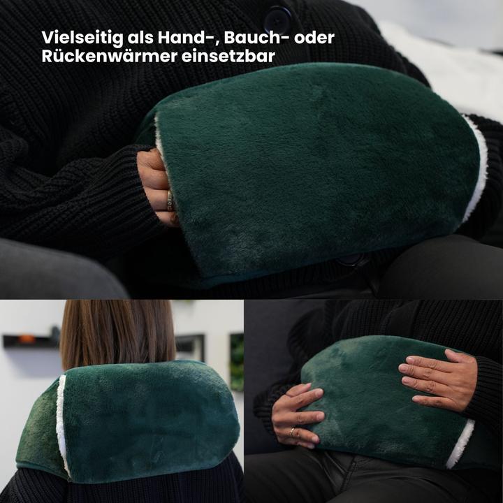 Produktbild Hermex Wärmegürtel- und Wärmflaschen-Set Handwärmer Bauchwärmer Heizflasche (0.80 l)