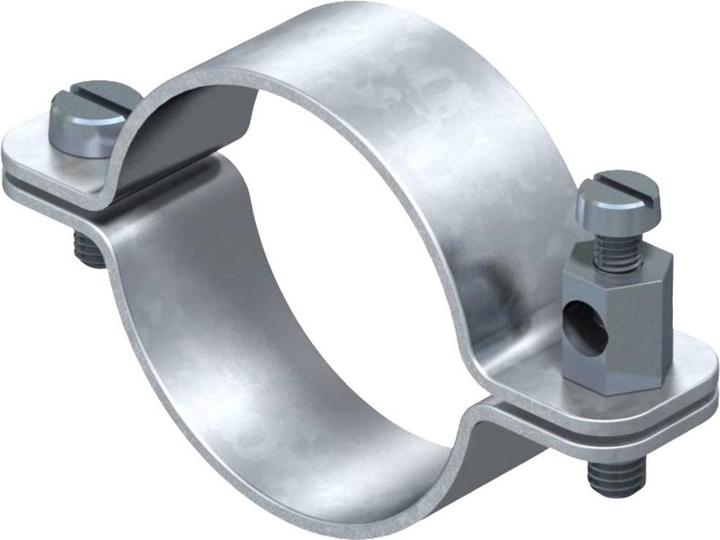 OBO Bettermann Erdungsschelle, Typ 942/22, Spannbereich 19 - 22 mm, fÃ¼r Rohr-Ã˜ Zoll 1/2 "
