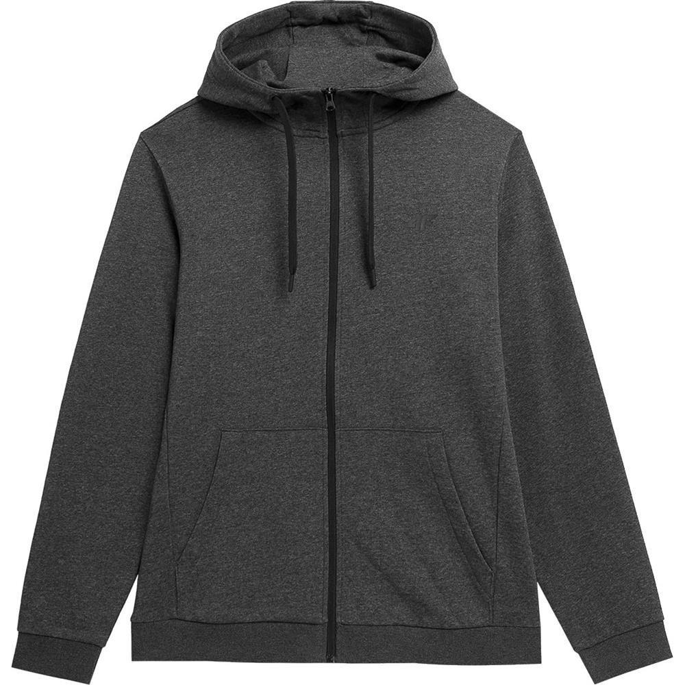 4F, Damen, Pullover, Bluza Ciemny Szary Melanż TSWSM354 r. M, Grau, (M)