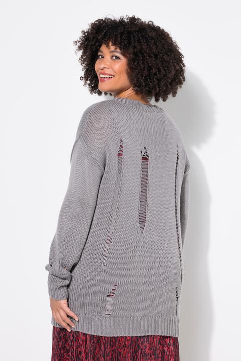 Produktbild Angel of Style Pullover, Loose Fit, Destroyed-Look (58)