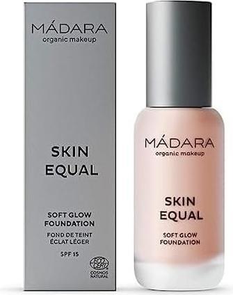 Actual product image Madara MÃDARA - Skin Equal Soft Glow Foundation SPF 15 - Liquid make-up 30 ml - (Rose Ivory)