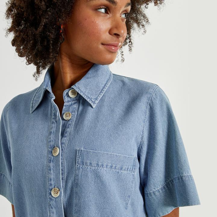 Image du produit La Redoute Collections Robe courte en jean (44)