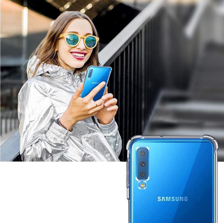 Immagine prodotto Screenguard Samsung Galaxy A7 2018 Custodia Crystal Soft Airbag Bumper (Samsung Galaxy A7 (2018))