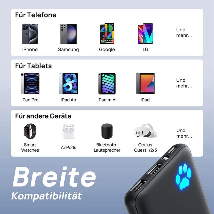 Productafbeelding INIU Snelle PowerPaw BI-B41 (10000 mAh)