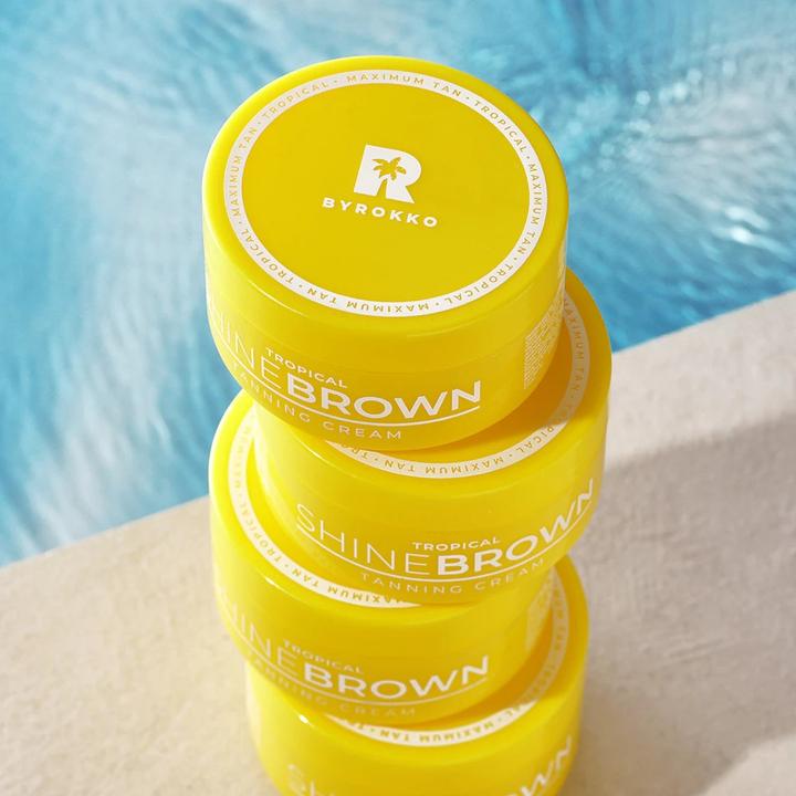 Produktbild Byrokko Shine Brown Tropical Tanning Cream (Sonnencreme, 190 ml)