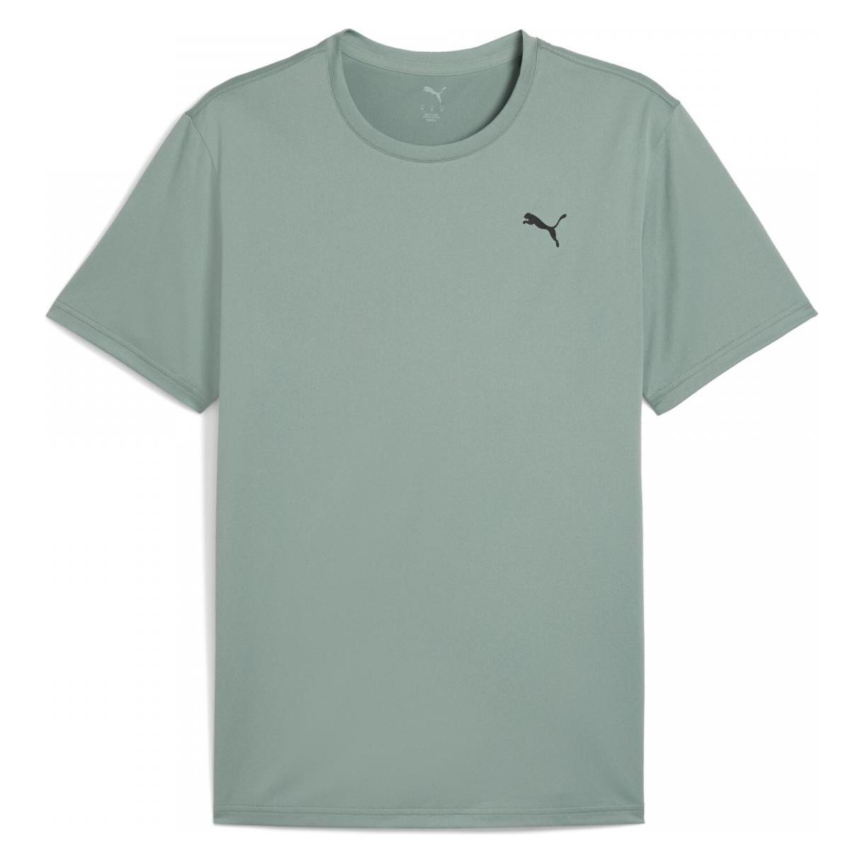 Puma, Mannen, Sportief Shirt, M Tad Essentials Solid Cat Tee (Lc Kleine Kat) (L), Grijs, L