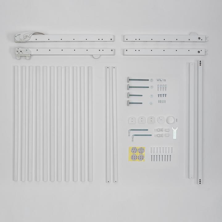 Productafbeelding Reer Klem- en schroefrooster, modulair systeem, wit (63 cm)