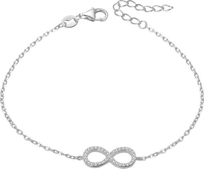 Produktbild Beneto Silver bracelet with crystals AGB483 / 20 (L)