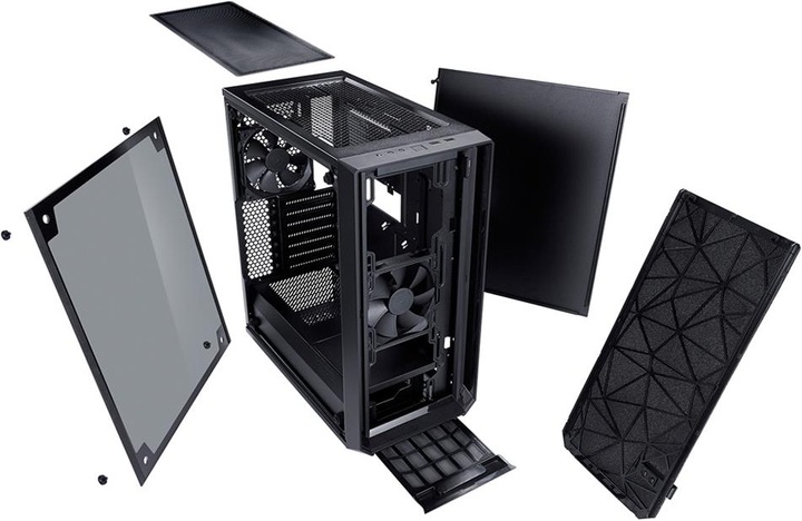 Actual product image Fractal Meshify C Dark TG (ATX, mATX, Mini-ITX)