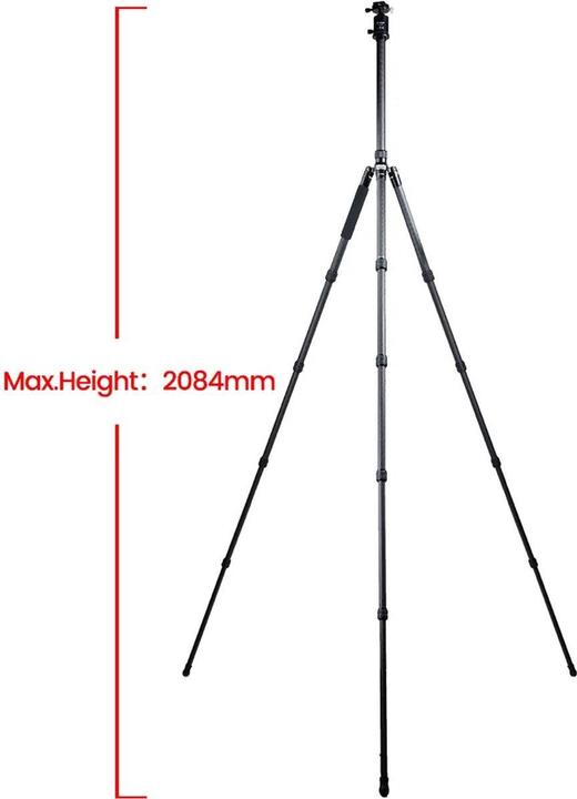 Actual product image Fotopro X 65C + FPH 62R Carbon