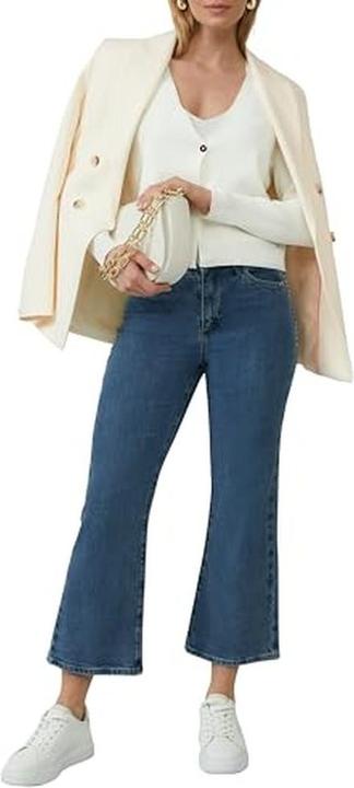Actual product image S.Oliver Jeans-Hose Crop-Jeans Selina / Slim Fit / High Rise / Flared Leg / Nieten-Details (44)