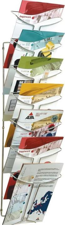 Actual product image Alba DDFIL7M wall presenter, 7 compartments A4 (A4)
