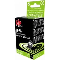 Print Druckerzubehör Uprint Tintes kārtridžs UPrint HP 56 Schwarz (H-56B-UP)