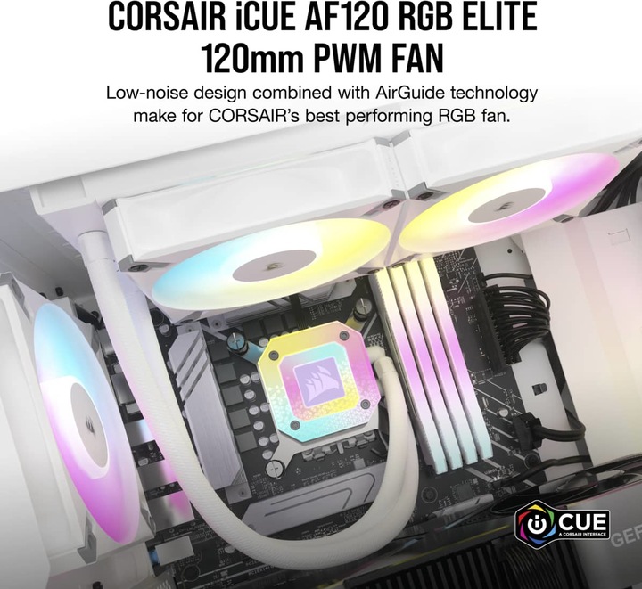 Actual product image Corsair AF120 RGB Elita (120 mm, 1 x)