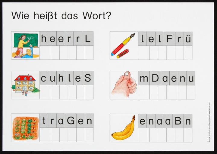 Produktbild Betzold Lese-Magnetbox Mit 32 Arbeitsblättern (Deutsch)