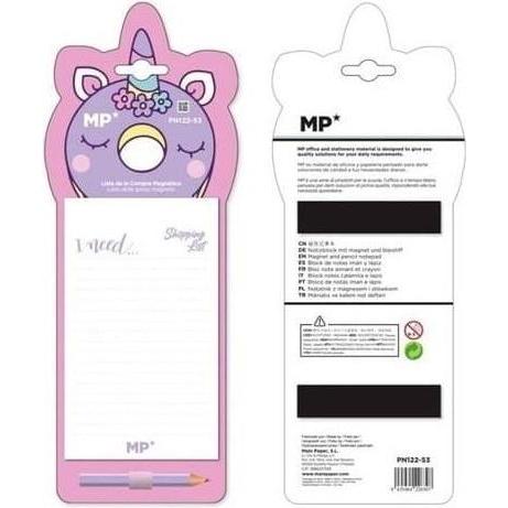 Teka, Quaderni + Bloc notes, Magnetisches Notizbuch für den Kühlschrank mit Bleistift