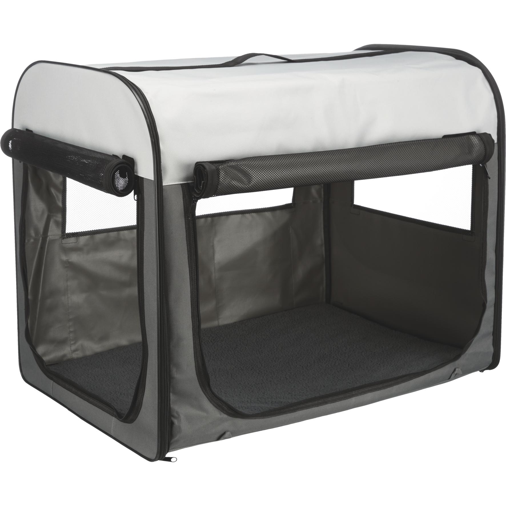 Transport Souple, M: 55 × 65 × 80 Cm, Bleu Foncé/Bleu Clair - Mon Animalerie