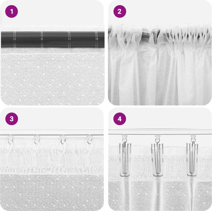 Actual product image vidaXL Spitzenvorhang (150 x 100 cm)