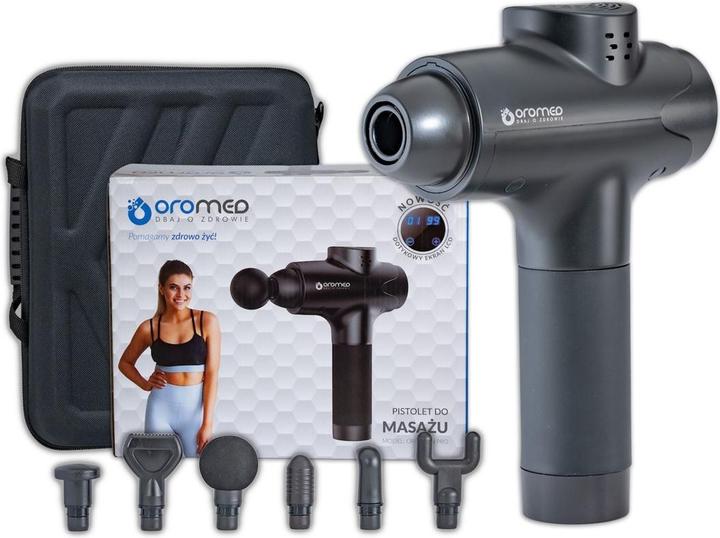 Actual product image Oromed Masażer pistoletowy ORO-GUN PRO BLACK (20 Steps, 240 min)