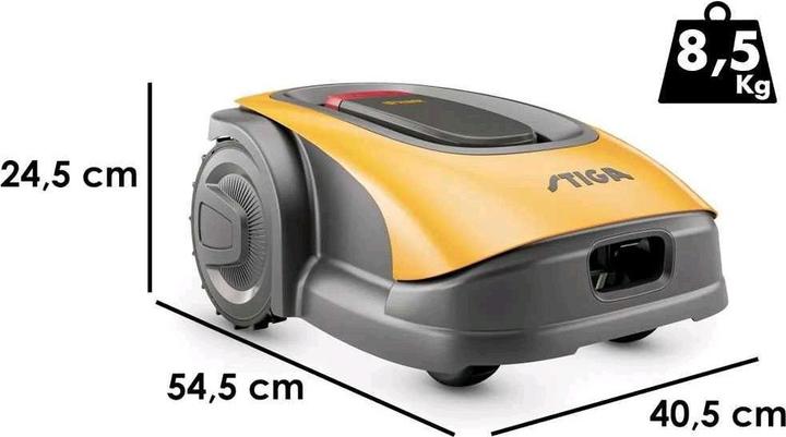 Actual product image Stiga The A 1500 is the only robotic lawnmower with 's unique patented Active Gu (2500 m²)