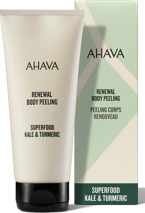 Produktbild Ahava Superfood Renewal Body Peeling "Kale & Turmeric" - Revitalisierendes Körperpeeling (200 ml)