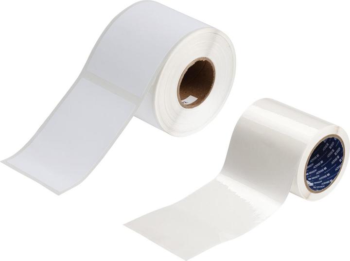 Actual product image Brady Set with vinyl label and protective laminate for J2000 printer - 109.98 x 74.93 mm (7.49 cm)